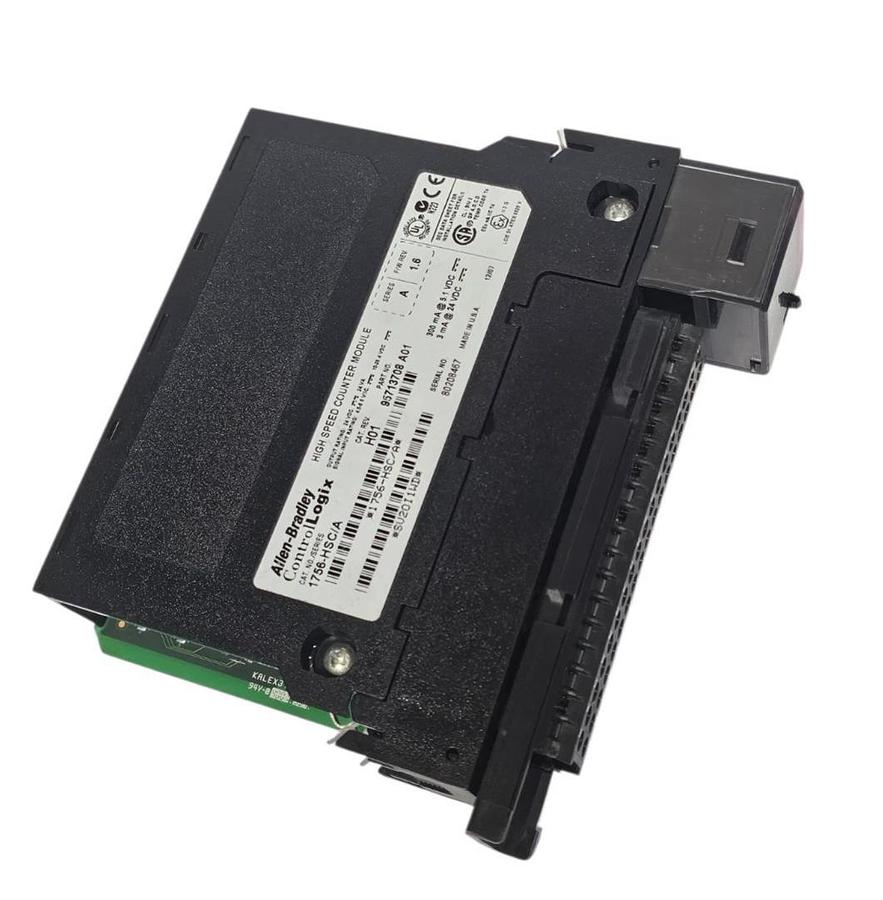 Used ALLEN BRADLEY 1756-HSC /A HIGH SPEED COUNTER MODULE SER. A F/W: REV. 1.6
