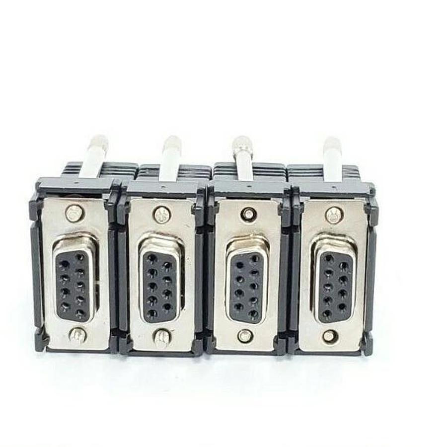 LOT OF 4 NEW WEATHERFORD PC03-00282-00 DB9-F, RS-232 TO PPP CONNECTORS 817670