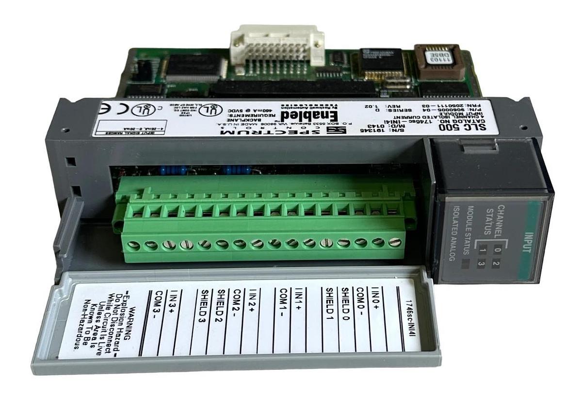 SPECTRUM CONTROLS AB 1746sc-INI4i /D SLC 500 4-CH ISOLATED ANALOG INPUT NSNP