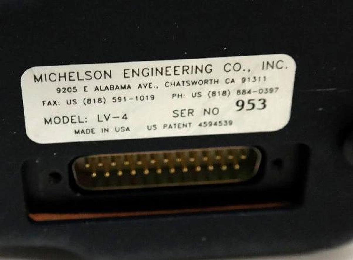 Used NIB MICHELSON ENGINEERING CO. LV-4 LIGHT VALVE TECHNICAL FILM SYSTEMS