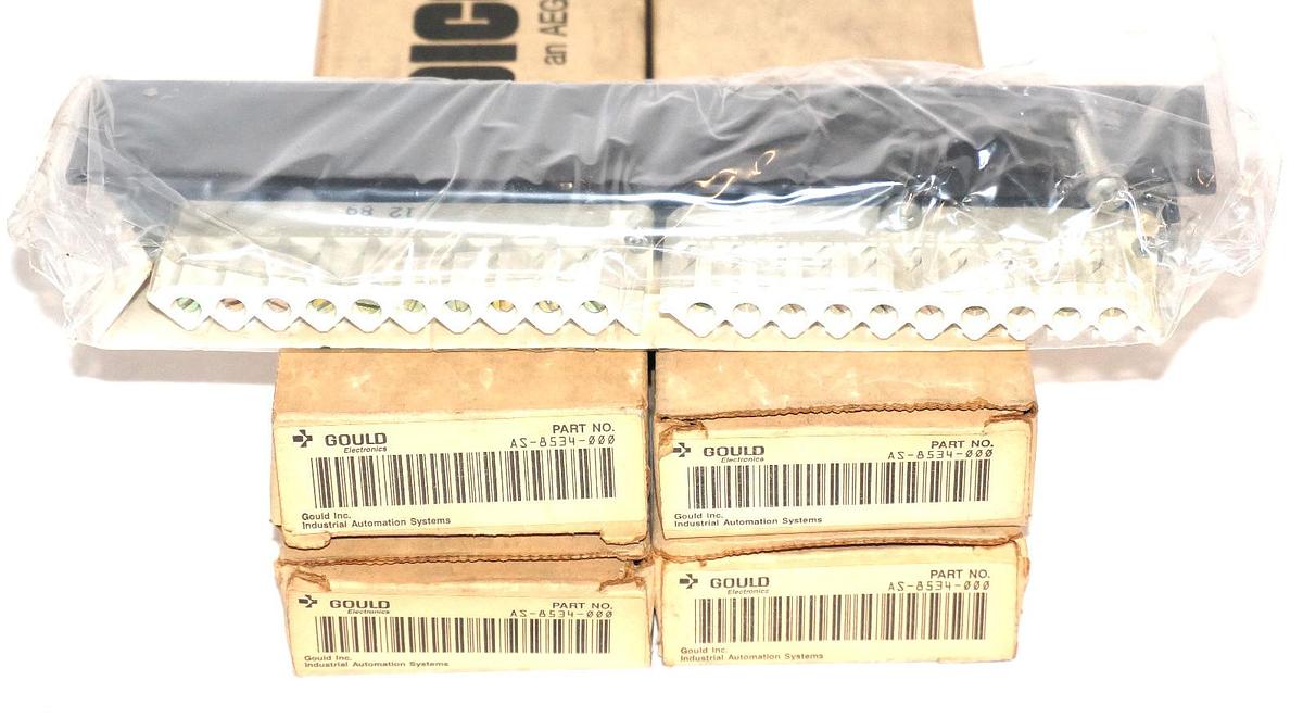 Used LOT OF 4 NIB MODICON AS-8534-000 800IO LOW DENSITY CONNECTORS PM-0056-001
