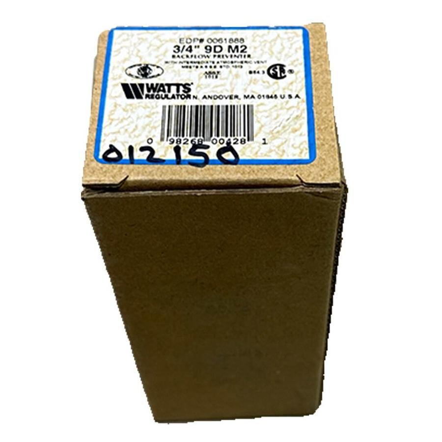 Used NEW WATTS 0061888 3/4'' 9D M2 BACKFLOW PREVENTER DUAL CHECK VALVE