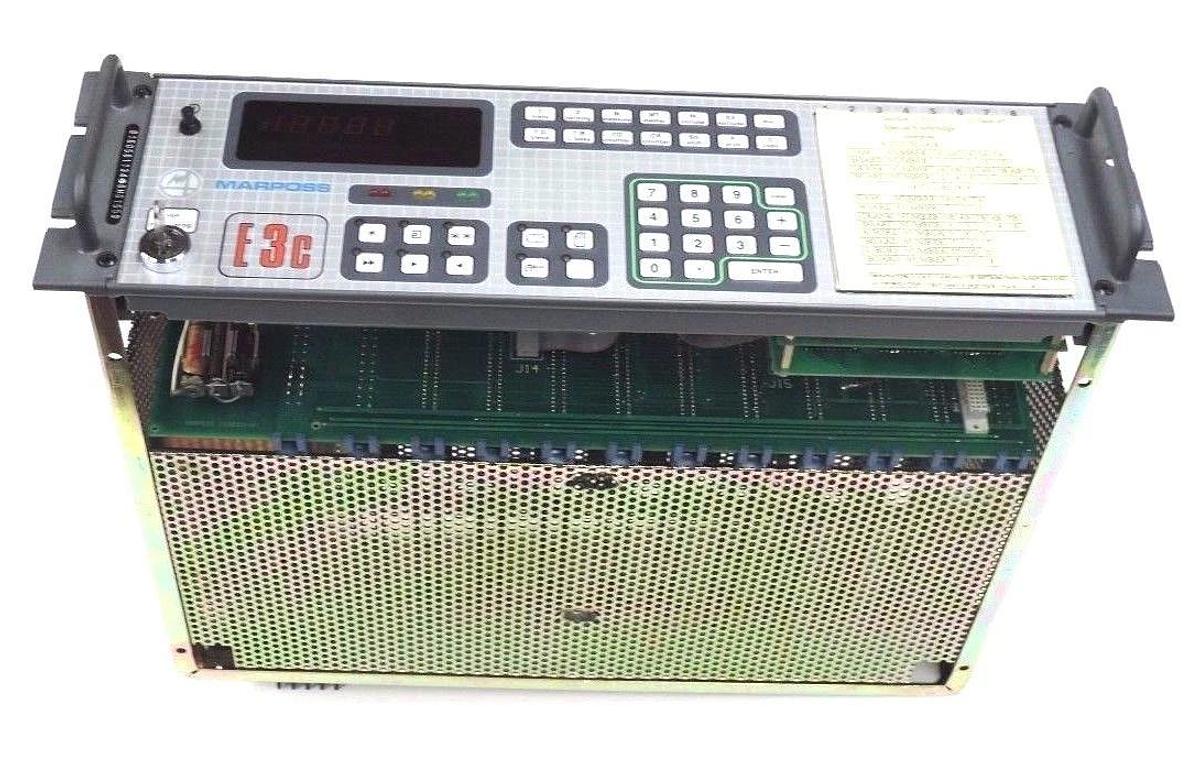 Used MARPOSS E3C 8160561134 PROCESS CONTROLLER W/ 6830326601, 6116320400 BOARDS