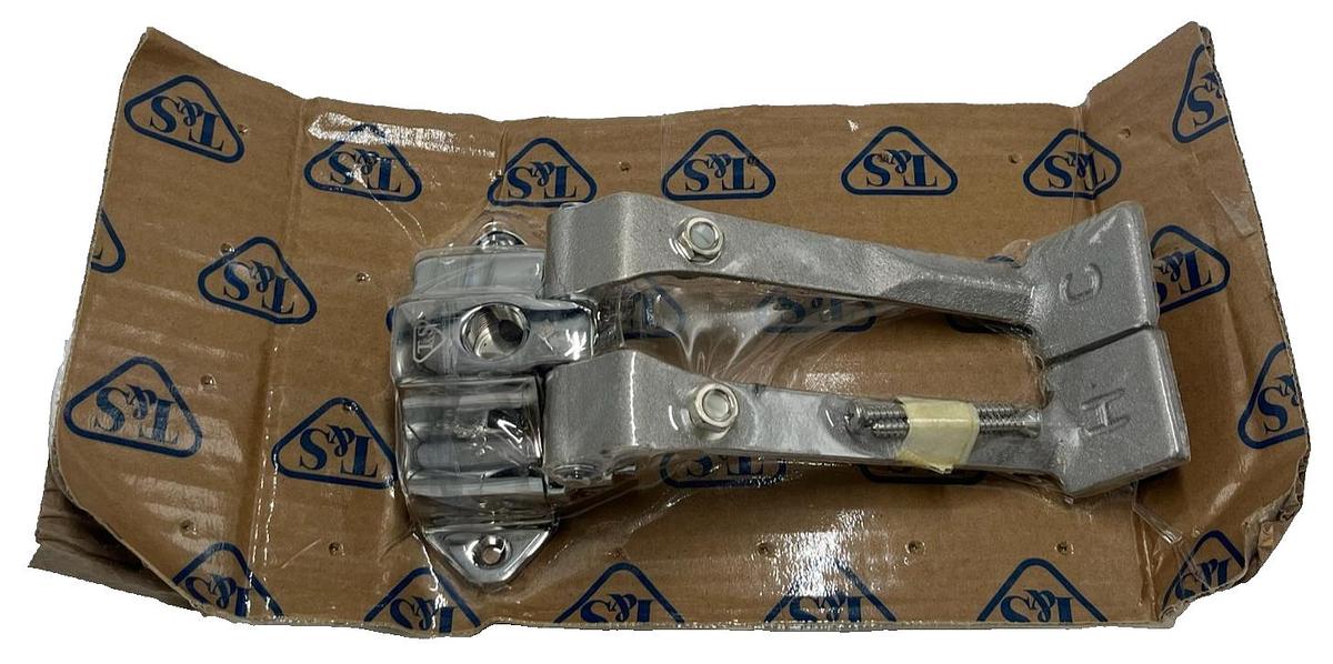 Used T&S Brass B-0505 Double Pedal Valve Ledge Mount Foot Pedal Control 1/2" NPT
