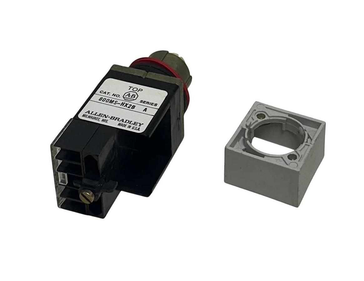 ALLEN BRADLEY 800MS-HK2BLA /C BULLETIN 800MS SELECTOR SWITCH 300VAC 10A NSMP