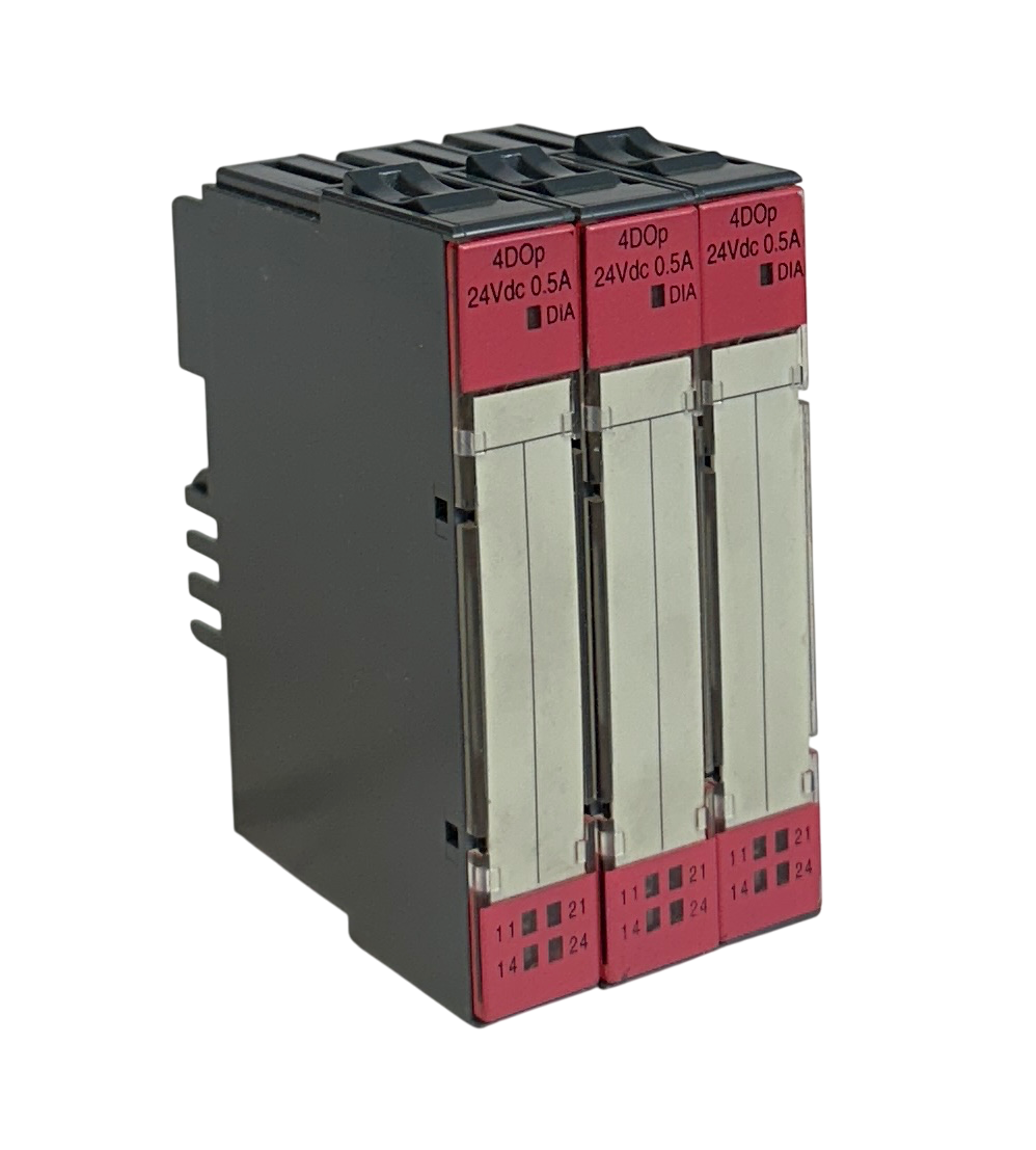 Used 3 TURCK BL20-4DO-24VDC-0.5A-P / 6827023 DIGITAL OUTPUT MODULES 24VDC 4DOp USNP