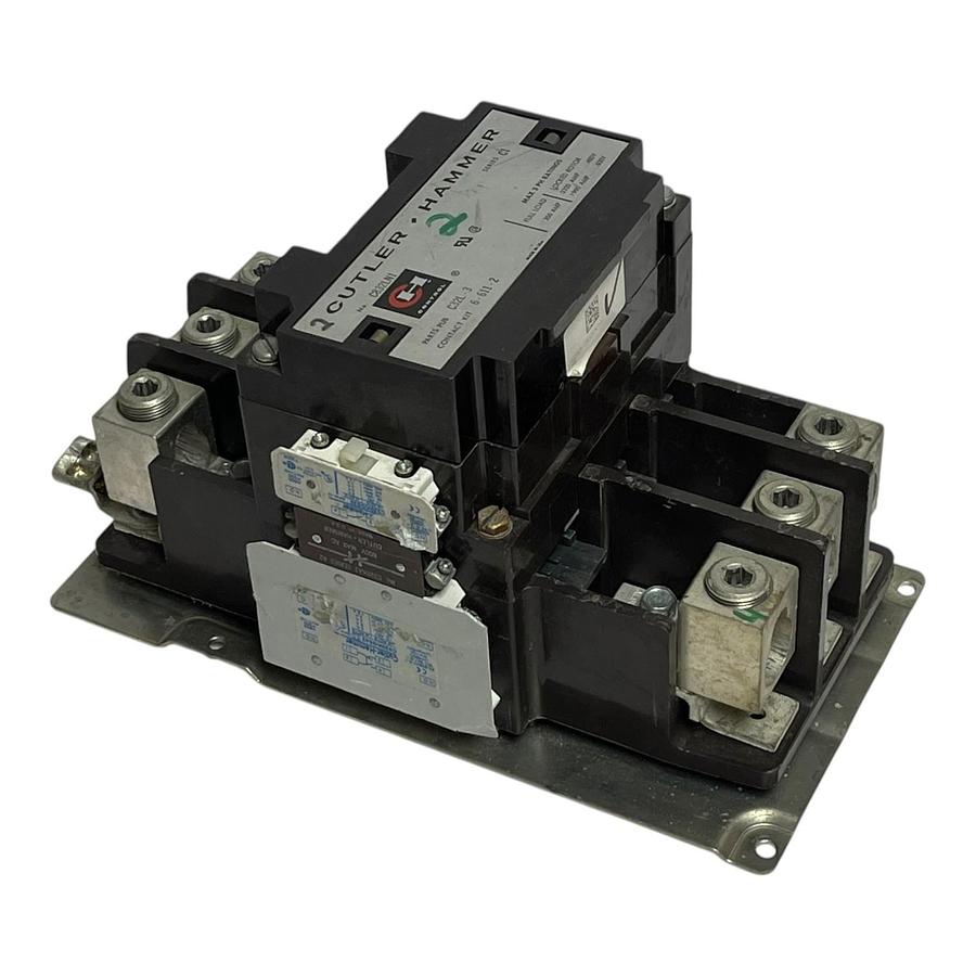 Used Cutler-Hammer C832LN1 Contactor Size 5 350A 600V w/ C320KGS20 C320KGS42