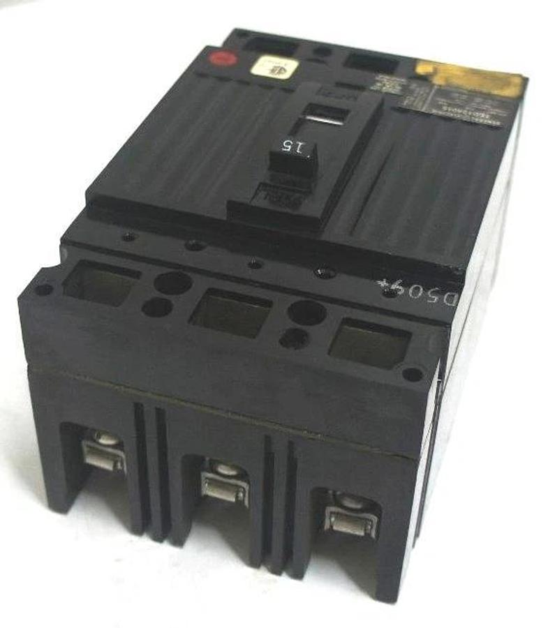 NIB GENERAL ELECTRIC TED134015 CIRCUIT BREAKER 15AMP 3 POLE TED134015WL