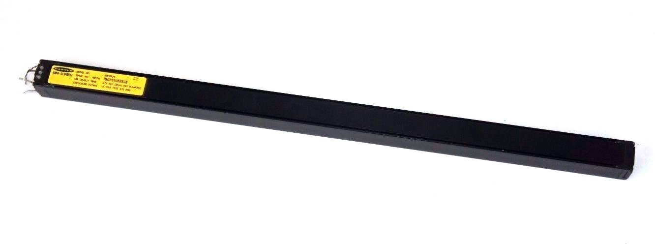 Used BANNER MSR2824 MINI-SCREEN RECEIVER 28'' TOTAL LENGTH 0.75" MIN OBJECT SENS.