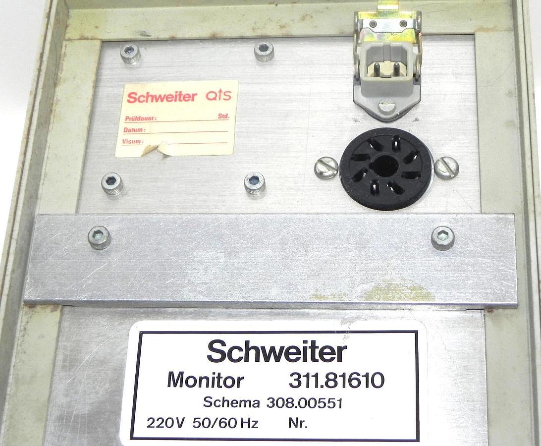 Used SCHWEITER MONITOR 311.81610 220V 50/60 Hz 311.82520
