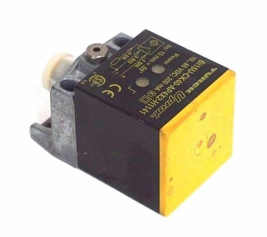 Used TURCK BI15U-CK40-AP4X2-H1141 PROXIMITY SWITCH BI15UCK40AP4X2H1141, 10...65 VD