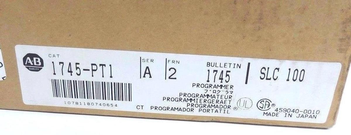 Used ALLEN BRADLEY 1745-PT1 /A SLC 100/150 HANDHELD PROGRAMMER 1745PT1 FRN: 2 NSFS