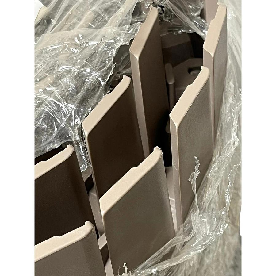 MIR LF882K0750T 7-1/2" X 10FT Table Top Chain Conveyor Slat Belt With Tab - NSMP