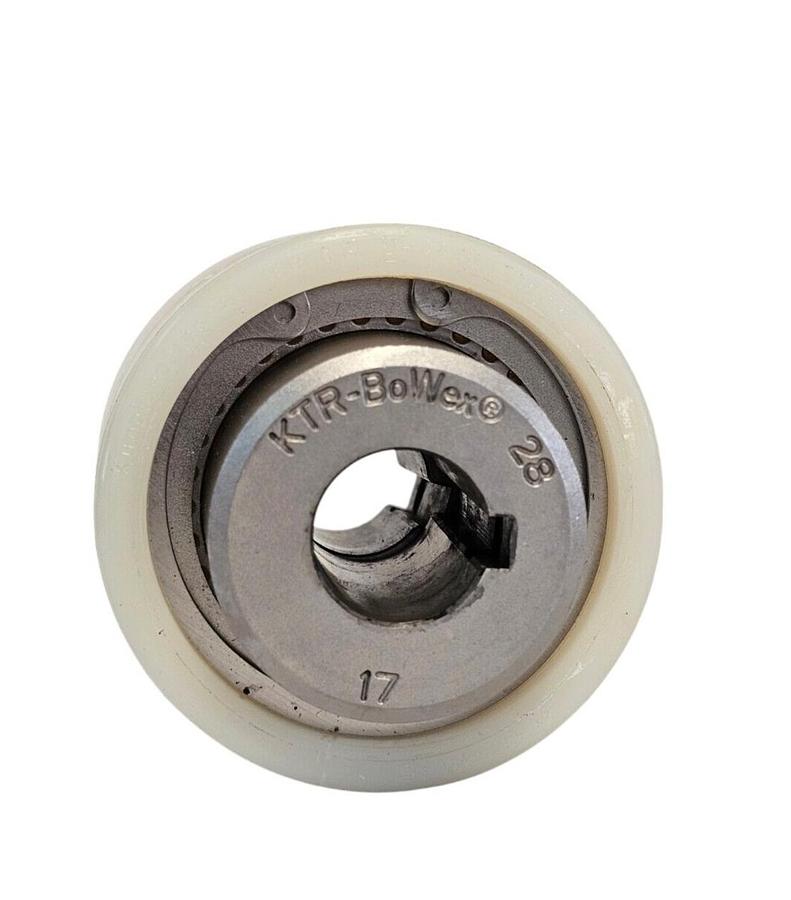 Used NEW KTR-BOWTEX 28 17 COUPLING WHITE PLASTIC KTRON 922640