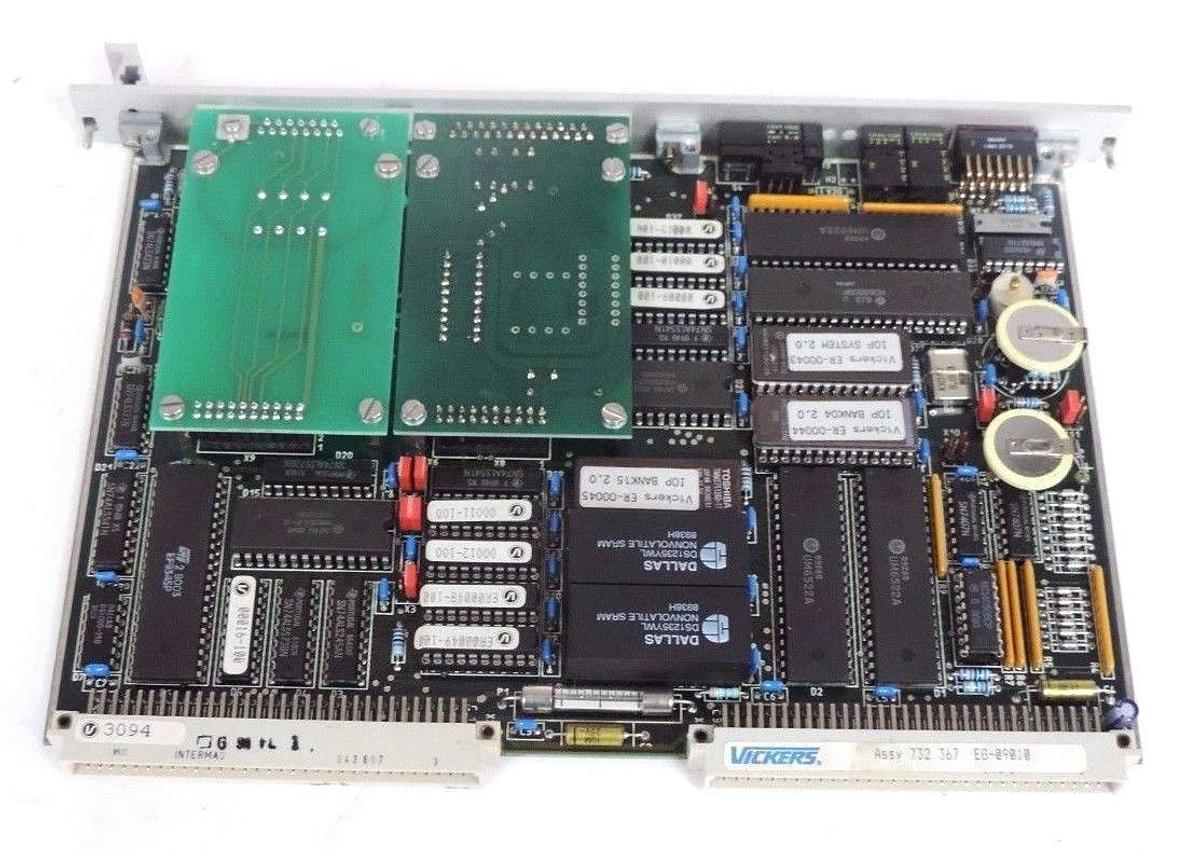 Used VICKERS ASSY. 732 367 BOARD EG-09010, 732367, EG09010