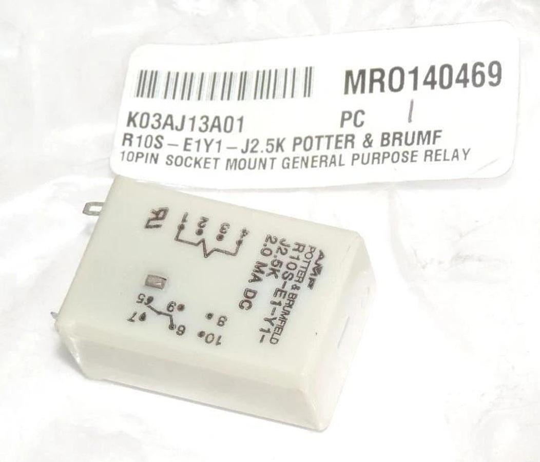 Used AMP POTTER & BRUMFIELD R10S-E1-Y1-J2.5K RELAY R10SE1Y1J25K 2.0 MA DC