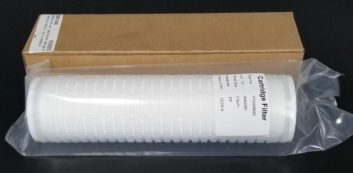 Used NIB PT&S SINGULUS PTS009693 LACQUER CARTRIDGE FILTER 3.0uM, PP