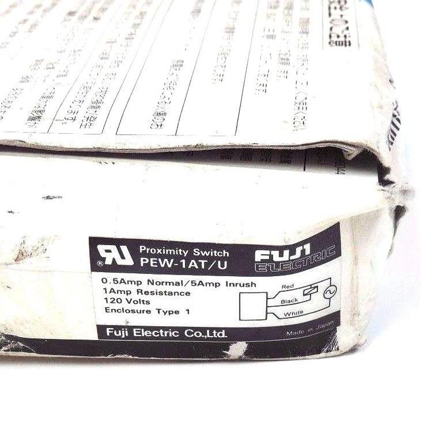 Used NIB FUJI ELECTRIC PEW-1AT/U PROXIMITY SWITCH 3M, 120VAC, 0.5AMP, PEW1ATU