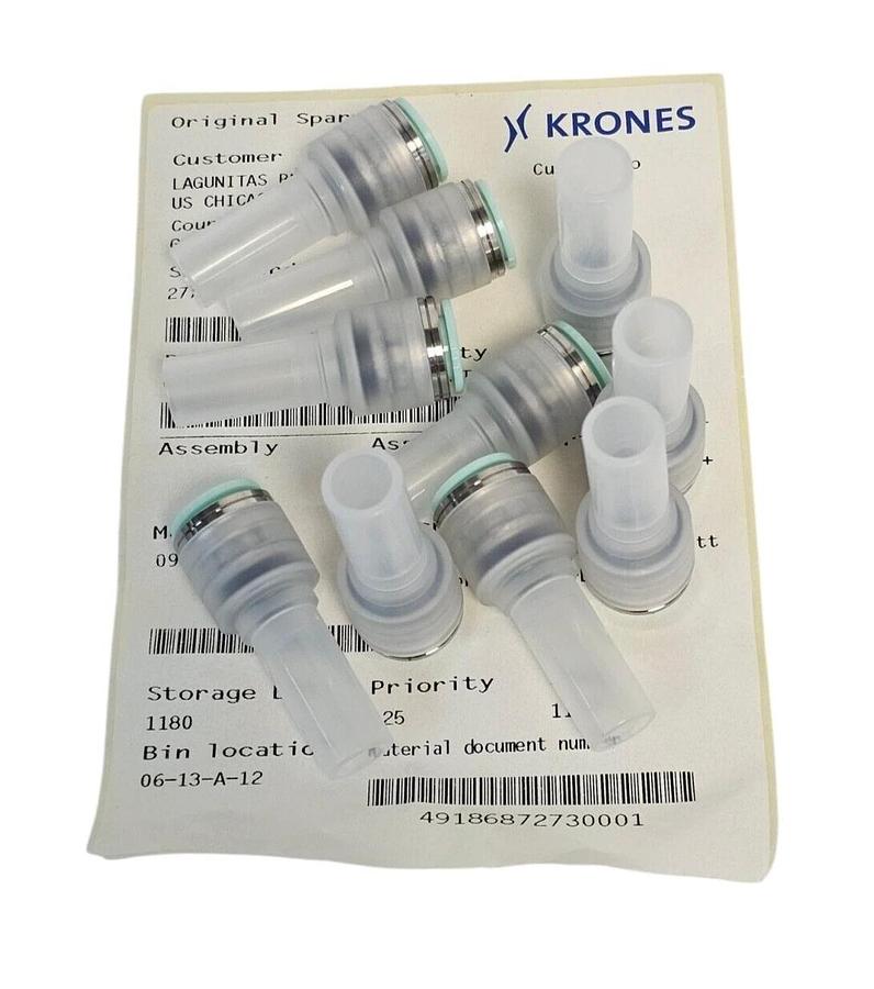 Used LOT OF 10 NEW KRONES 0901015867 PLUG-IN REDUCER ONE TOUCH FITTINGS