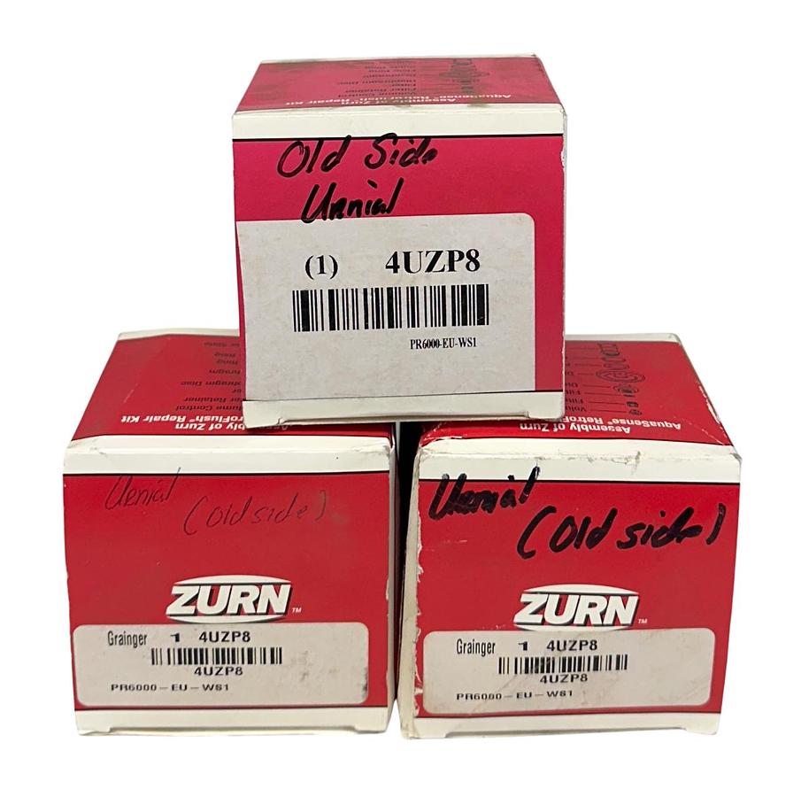Used 3 ZURN PR6000-EU-WS1 / PR6000EUWS1 RetroFlush REPAIR KITS AquaSense 4UZP8 NSMP
