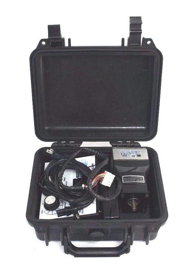 Used BODINE INTEGRAMOTOR CONTROL PANEL W/ 22B2BEBL/SR GEAR MOTOR W/CABLES AND CASE