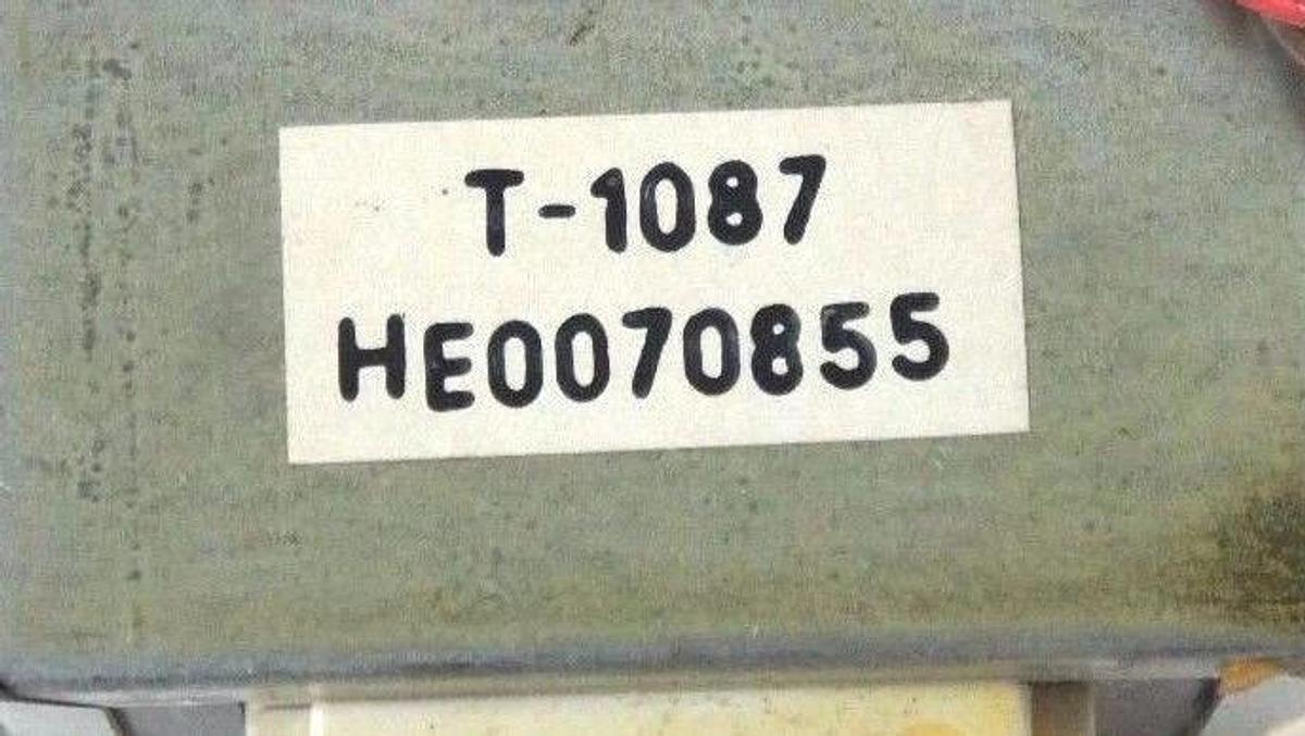 Used RELIANCE ELECTRIC T-1087 TRANSFORMER HE0070855