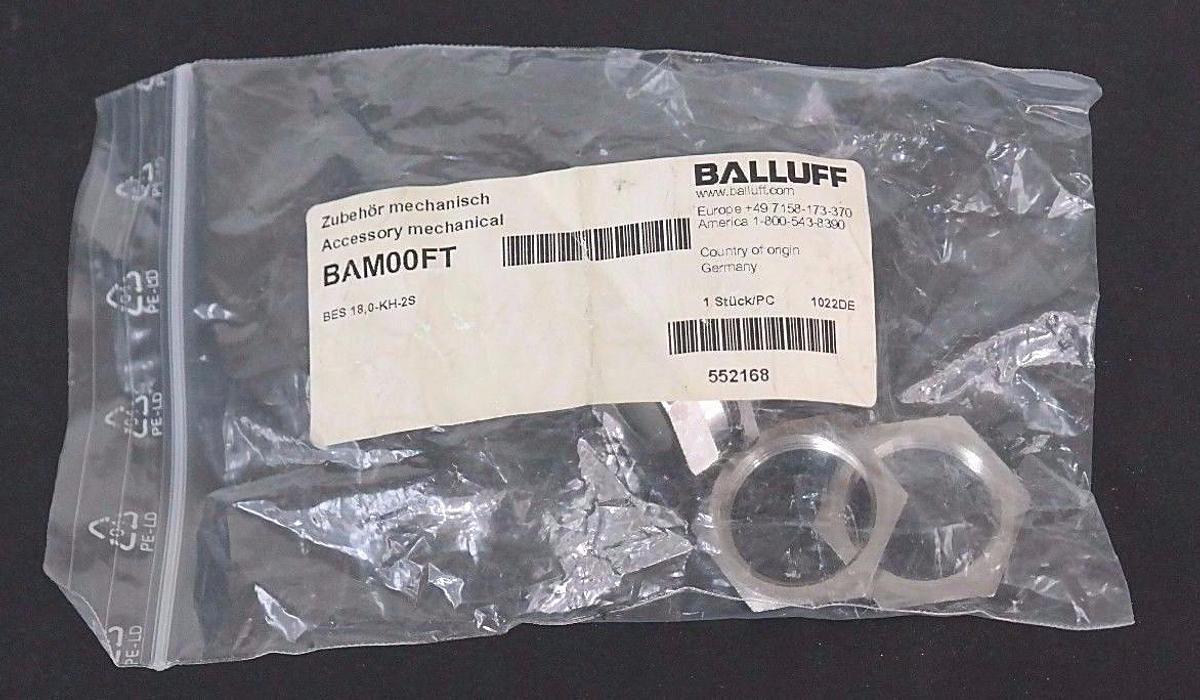 Used NEW BALLUFF BAM00FT ACCESSORY MECHANICAL BES 18,0-KH-2S