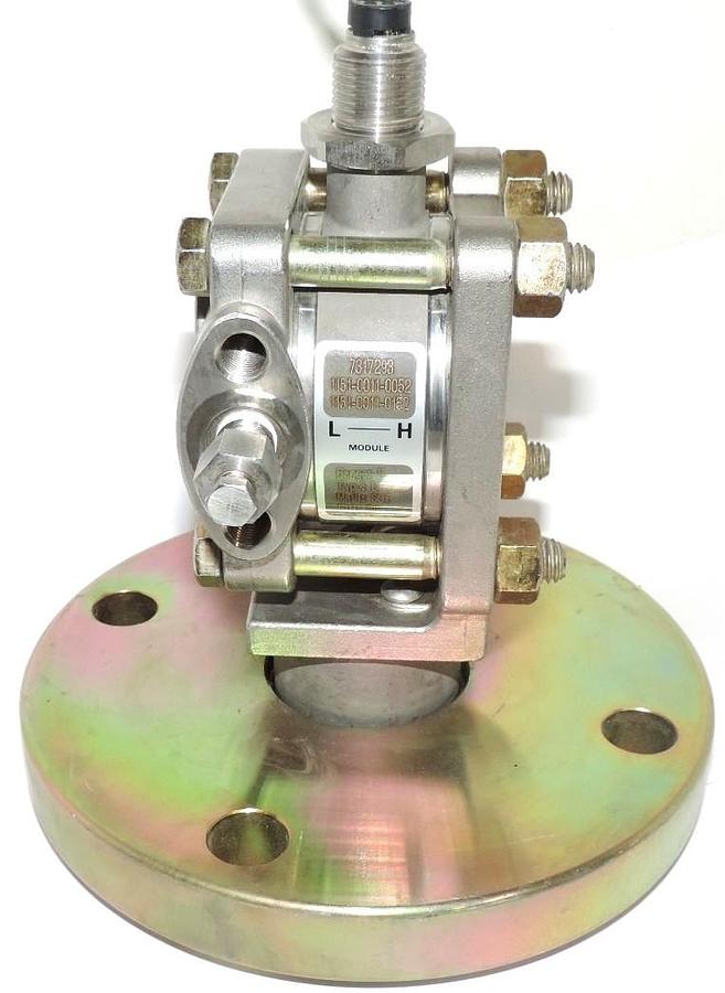 Used FISHER 1151-0011-0052 SENSOR MODULE 7317293 W/ PIC DP1023.5003.S6, 316L/3MIL