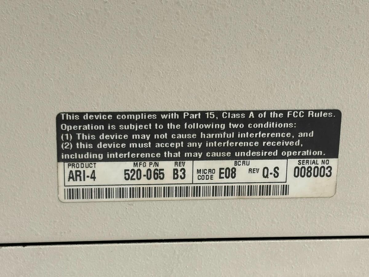 Used Cybex Commander ARI-4 8-Port KVM Switch 520-065 with Mounting Bracket