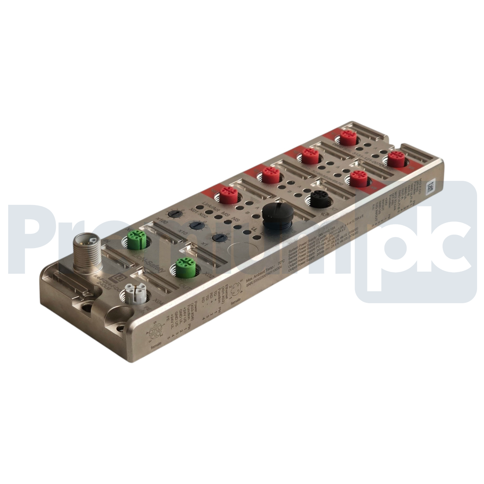 Used Lumberg 0980 SSL 3131-121-007D-202 EtherNet/IP | CIP Safety I/O Module 935023001