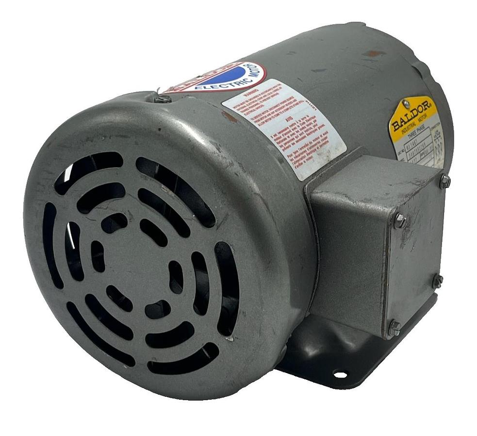 Used Baldor Reliance M3546T General Purpose Motor 1HP, 1725RPM, 3PH, 60Hz, 56T Frame
