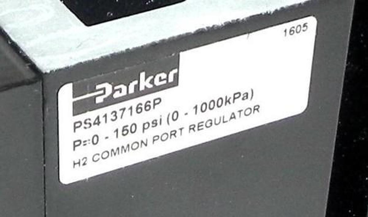 Used NEW PARKER PS4137166P H2 COMMON PORT REGULATOR