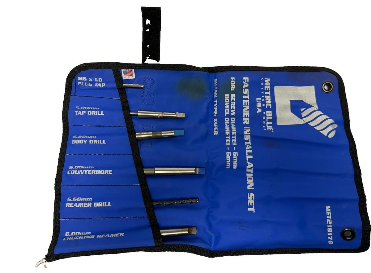 NEW METRIC BLUE MET218176 FASTENER INSTALLATION SET 6mm
