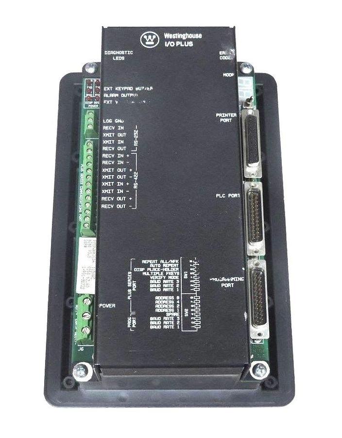 Used REPAIRED WESTINGHOUSE 1006266101A I/O PLUS OPERATOR PANEL 6266 V3.5, 115VAC