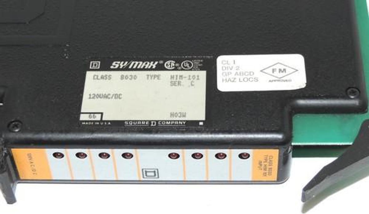 Used SQUARE D 8030-HIM-101 SER. C INPUT MODULE 8030HIM101