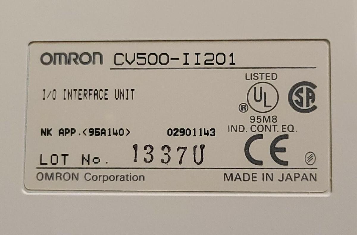 Used NEW OMRON CV500-II201 / CV500II201 SYSMAC I/O INTERFACE UNIT
