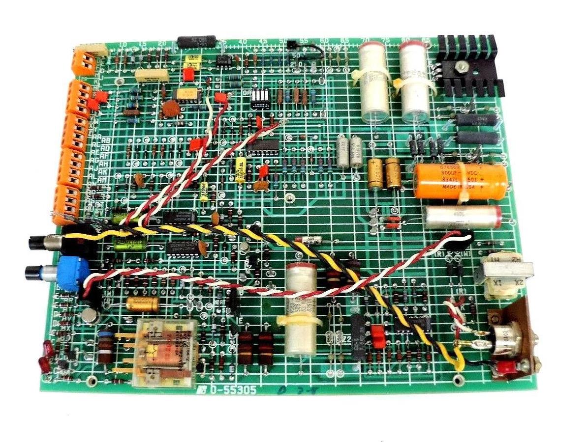 Used RELIANCE ELECTRIC 0-55305 STATIC TRIP PC BOARD 055305