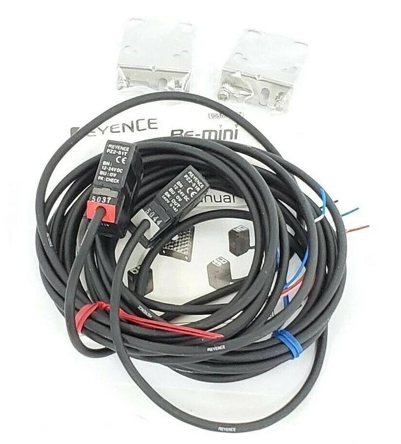 Used NIB KEYENCE PZ2-51 PHOTOELECTRIC SENSOR 7000MM RANGE W/AMPLIFIER PZ251