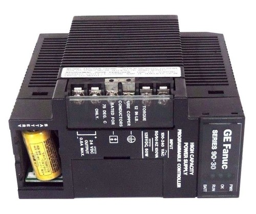 Used GE FANUC IC693PWR330B POWER SUPPLY 120/240VAC HI-CAP 30W