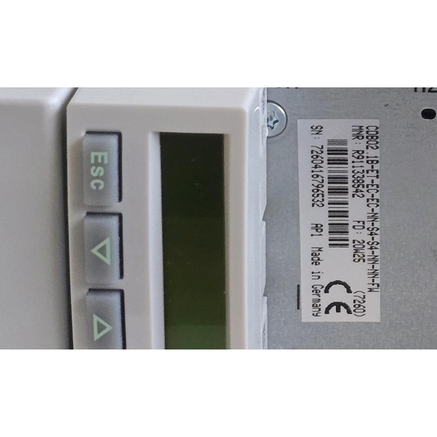 Used REXROTH CDB02.1B-ET-EC-EC-NN-S4-S4-NN-NN-FW R911338542 HMD01.1N-W0012-A-07-NNNN