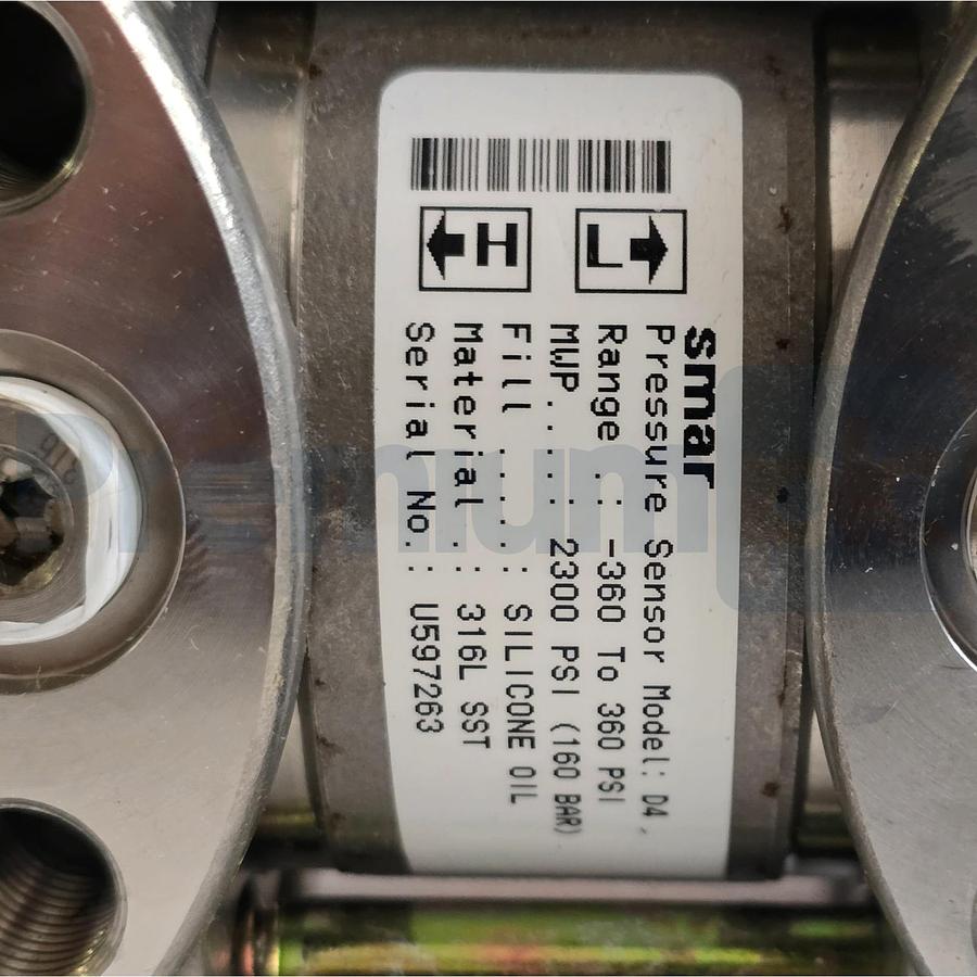 Used SMAR LD301 HART SMART PRESSURE TRANSMITTER LD301-D41I-TD11-012/I1/P0/Y5 NSMP