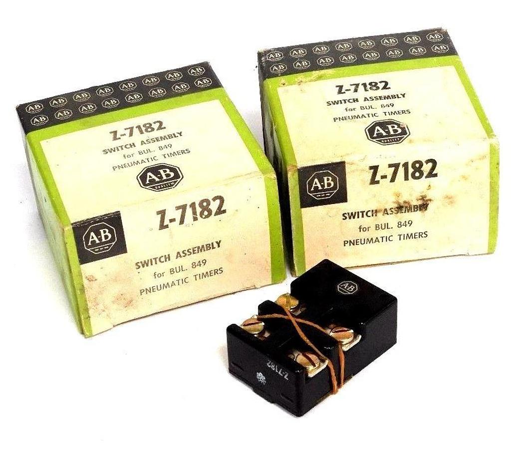 LOT OF 2 NIB ALLEN BRADLEY Z-7182 SWITCH ASSEMBLIES Z7182