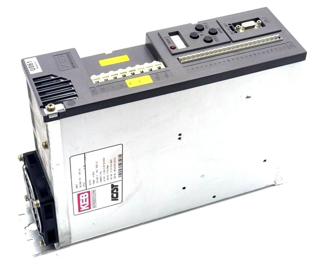 Used KEB COMBIVERT 10.F0.R13-4B09 / 10F0R134B09 FREQUENCY CONVERTER DRIVE