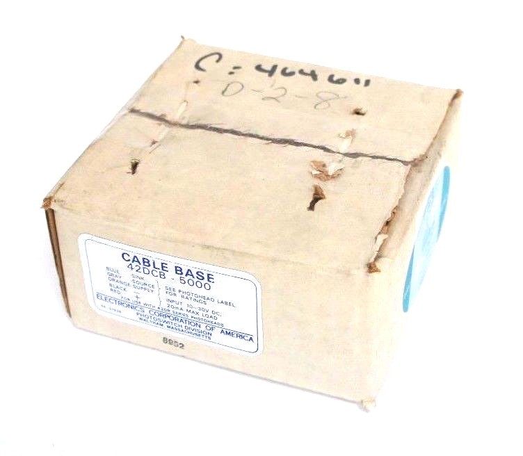 Used NIB ALLEN BRADLEY PHOTOSWITCH 42DCB-5000 CABLE BASE 42DCB5000