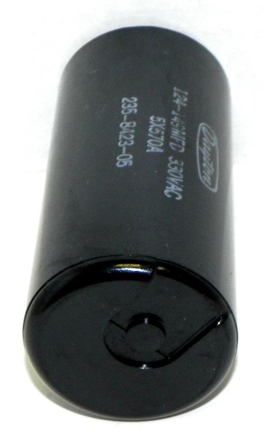 Used DAYTON 5X570A CAPACITOR 124-149MFD 330VAC, 235-8423-05