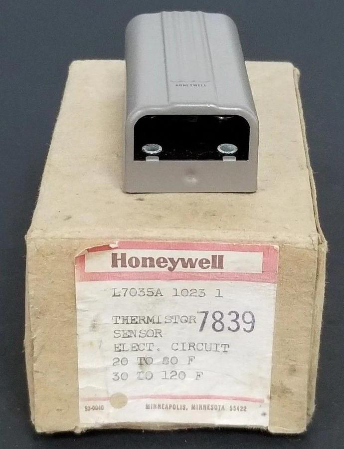 Used NIB HONEYWELL L7035A-1023-1 THERMISTOR SENSOR ELECT. CIRCUIT 20-80 30-120 DEG. F