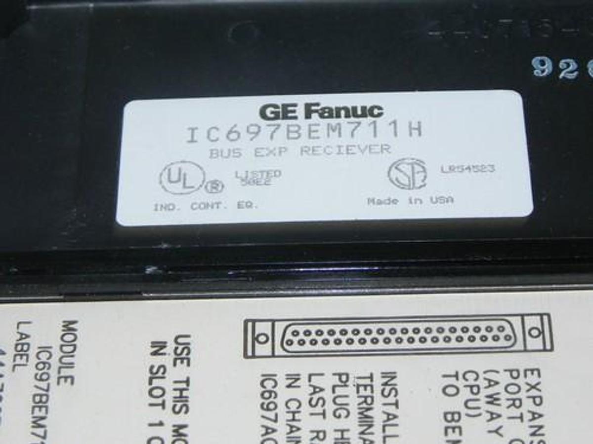 Used GE FANUC IC697BEM711H BUS RECEIVER MODULE 44A730231-G01
