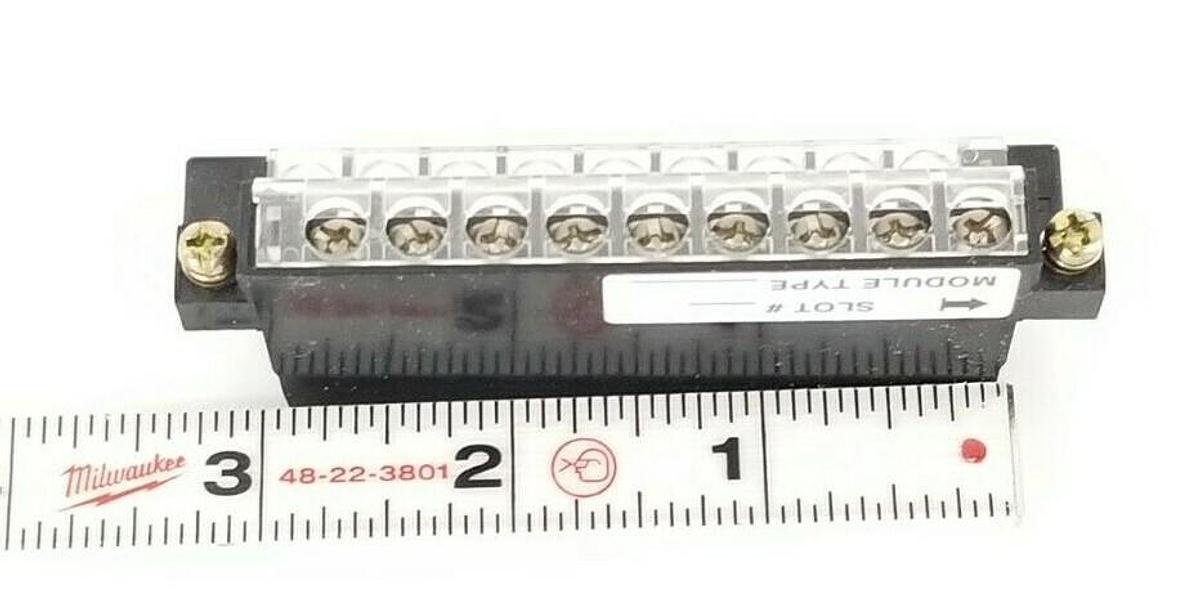 Used FUJIKURA DDK DDK18-B TERMINAL BLOCK PLUG CONNECTOR, 18 POSITON, BLACK, DDK18B