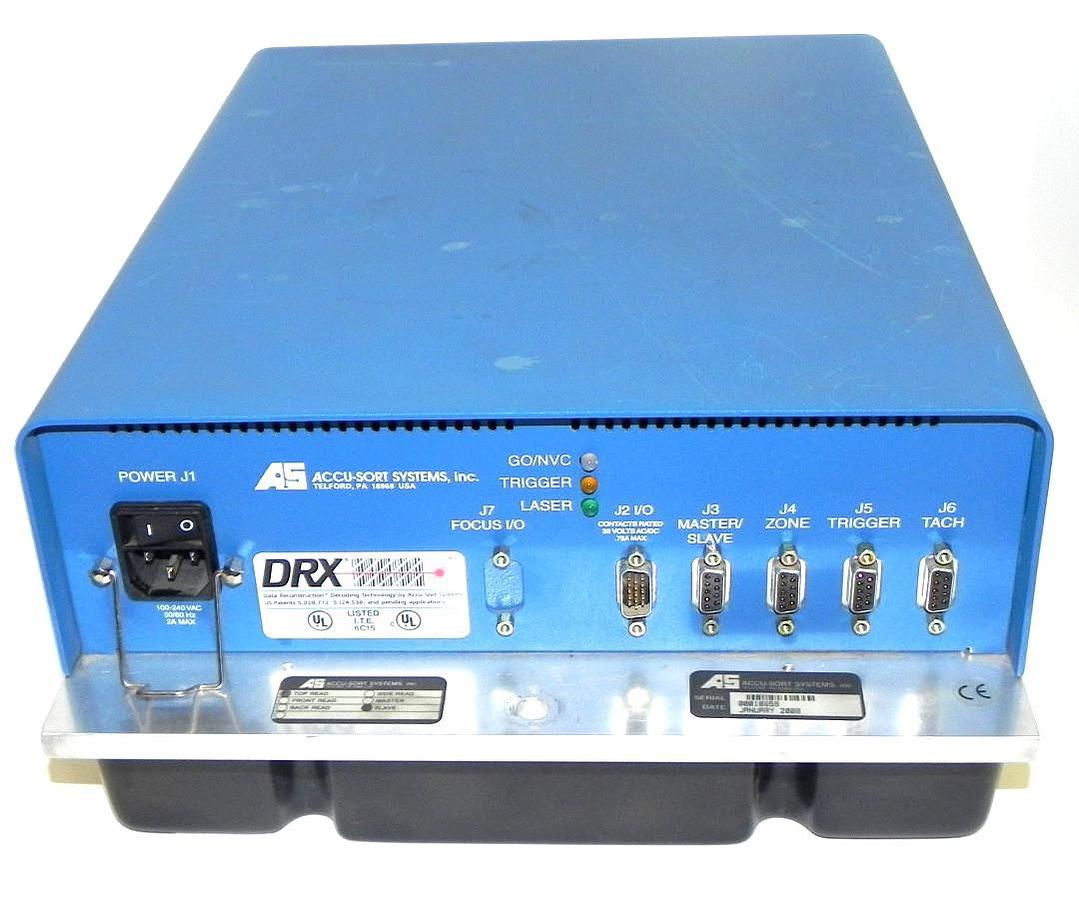 Used ACCU-SORT SYSTEMS DRX MINI X LASER BAR CODE SCANNER 100-240VAC