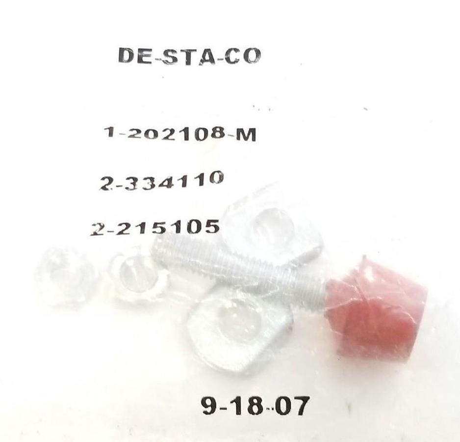 NEW DE-STA-CO 1-202108-M, 2-334110, 2-215105 HARD WARE KIT